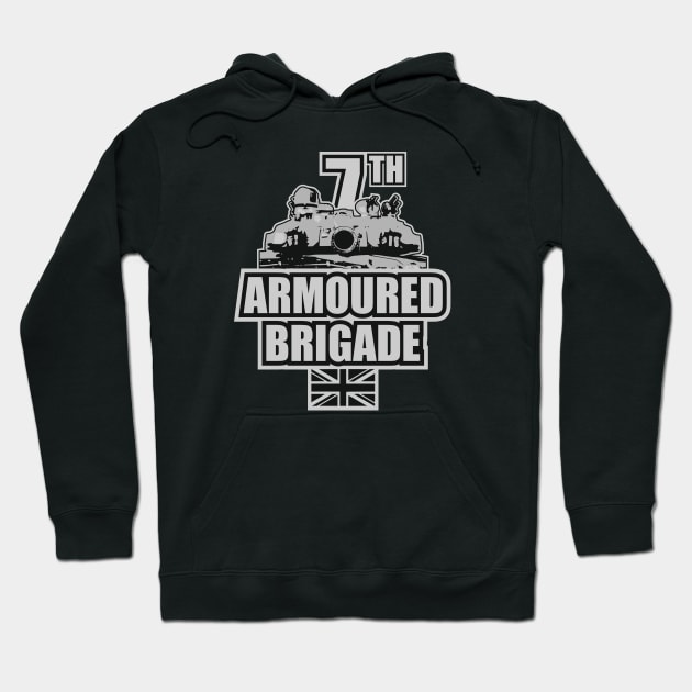 7th Armoured Brigade Hoodie by TCP